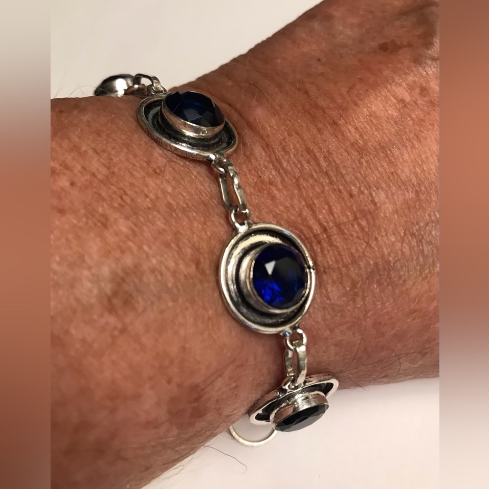Tanzanite 925 Sterling Silver Bracelet